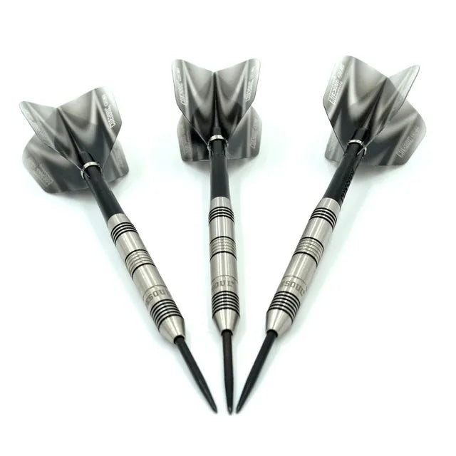 CUESOUL Glory 24 gram Black Lines & Black Shaft 85% Tungsten Steel Tip Dart Set