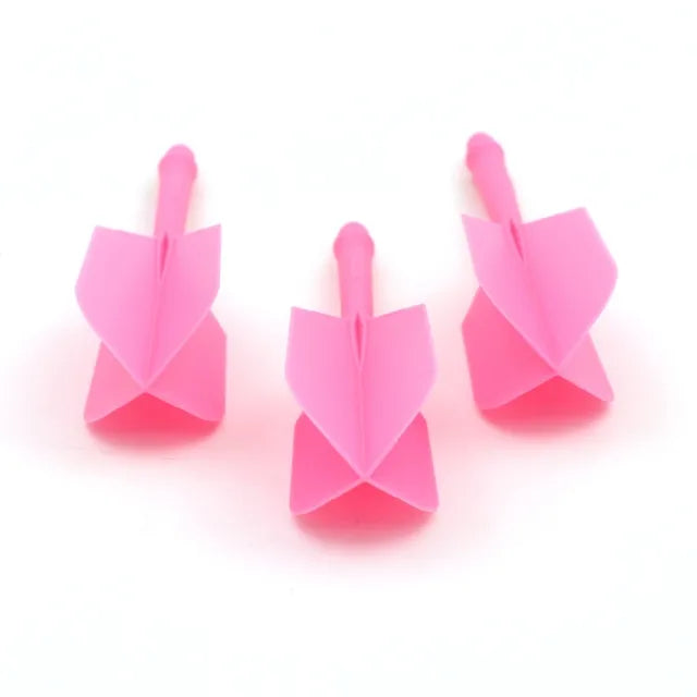 CUESOUL ROST AK5 Integrated Dart Shaft & Flight - Slim Shape - Medium - Pink