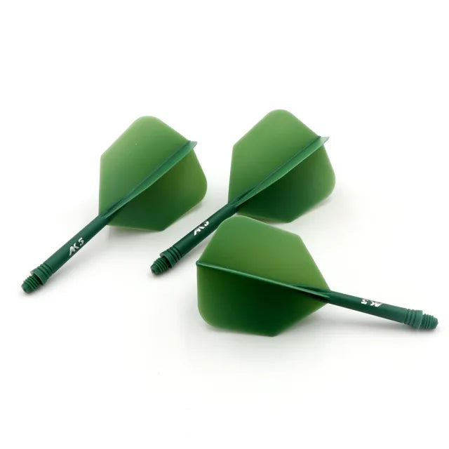 CUESOUL ROST AK5 Integrated Dart Shaft & Flight - Big Wing Shape - Long - Green