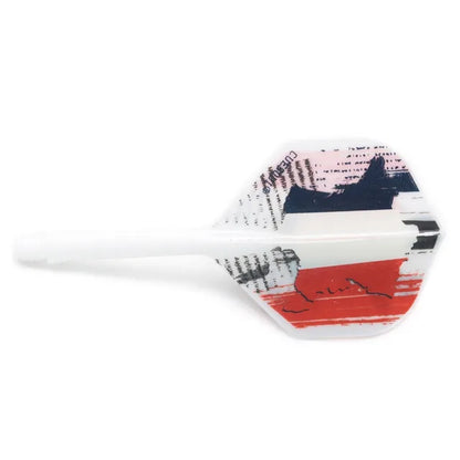 CUESOUL ROST AK5 Integrated Dart Shaft & Flight - Standard Shape - Medium - French Flag