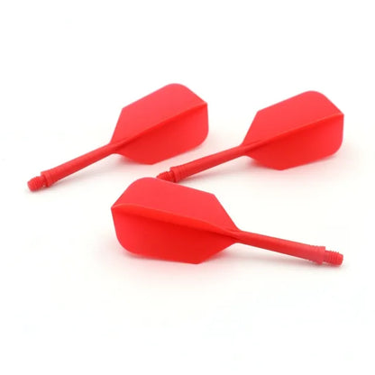 CUESOUL ROST AK5 Integrated Dart Shaft & Flight - Slim Shape - Medium - Red