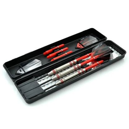 CUESOUL Glory 26 gram Red Lines & Red Shaft 85% Tungsten Steel Tip Dart Set