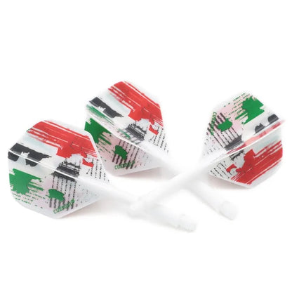 CUESOUL ROST AK5 Integrated Dart Shaft & Flight - Standard Shape - Medium - Italian Flag