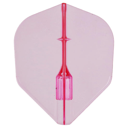 L-Style EZ Fantom Dart Flights - L3 Shape Clear Pink