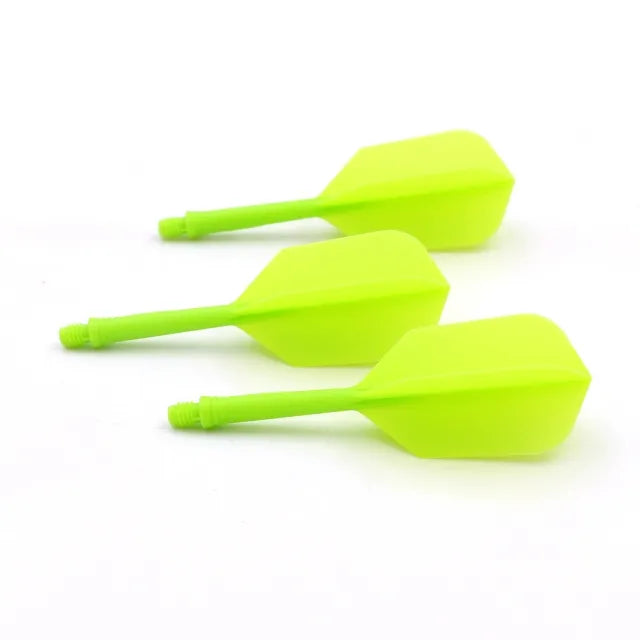 CUESOUL ROST AK5 Integrated Dart Shaft & Flight - Slim Shape - Medium - Green