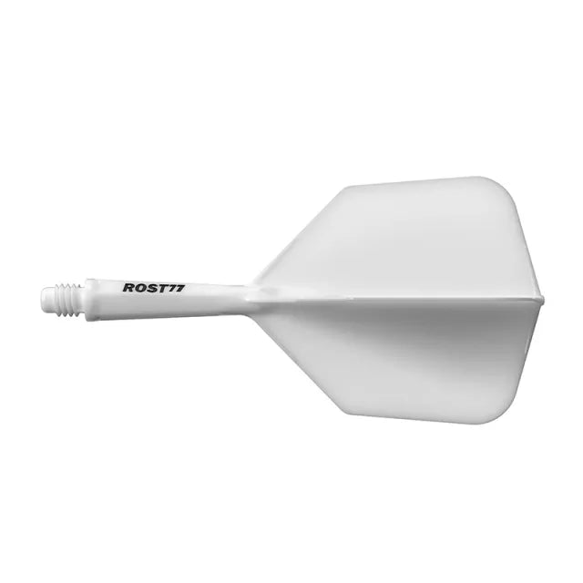 CUESOUL ROST 77 Integrated Dart Shaft & Flight - Big Wing Shape - Short- White Black Blue