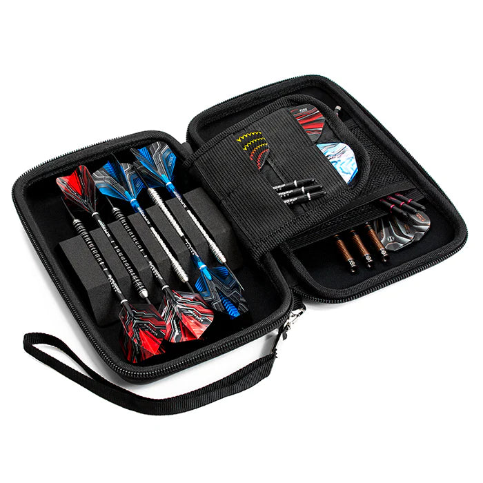 Harrows Blaze Fire Pro 6 Darts Case - Black/Red