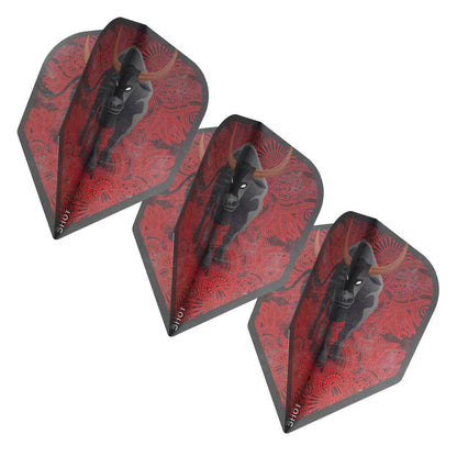 Shot Americana Longhorn Dart Flight Set Small Standard