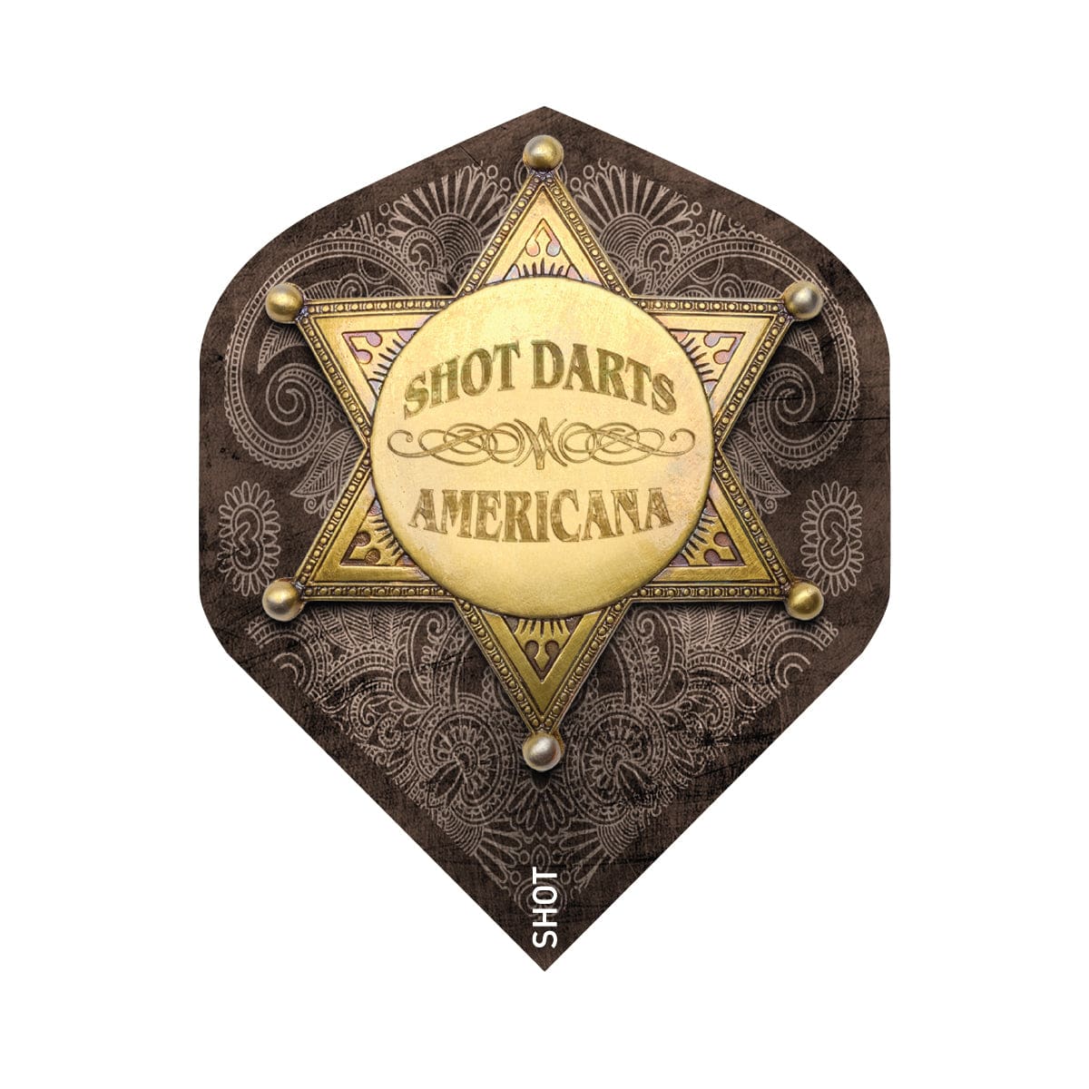 Shot Americana Tin Dart Flight Set Standard