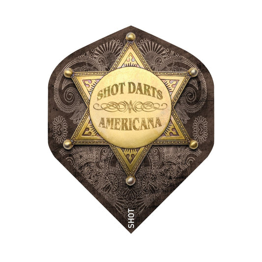 Shot Americana Tin Dart Flight Set Standard