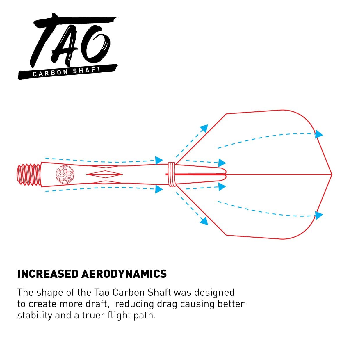 Shot Tao Carbon Shaft with Spring Ring-Medium