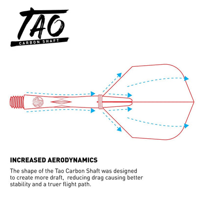 Shot Tao Carbon Shaft with Spring Ring-In Between