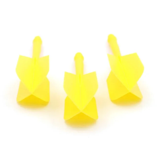 CUESOUL ROST AK5 Integrated Dart Shaft & Flight - Slim Shape - Medium - Yellow