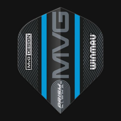 Prism Alpha MvG (Michael Van Gerwen) Black & Blue Logo Stripe Extra Thick