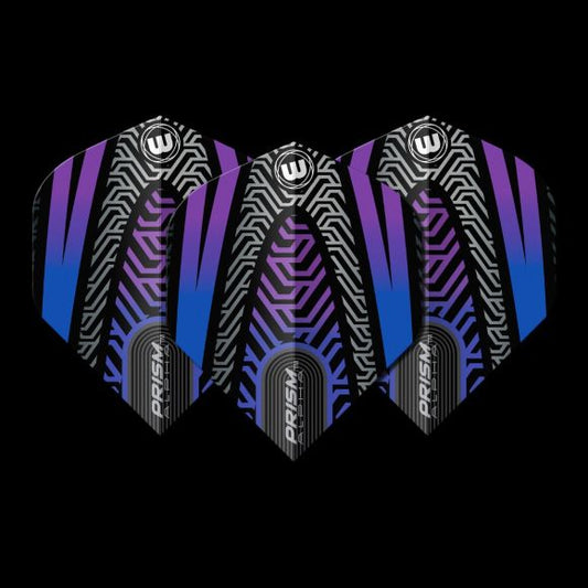 Winmau Prism Alpha Black & Purple Extra Thick