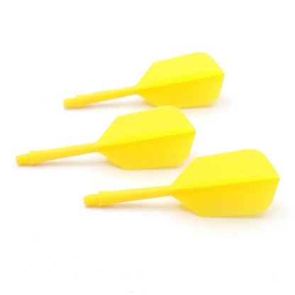 CUESOUL ROST AK5 Integrated Dart Shaft & Flight - Slim Shape - Medium - Yellow