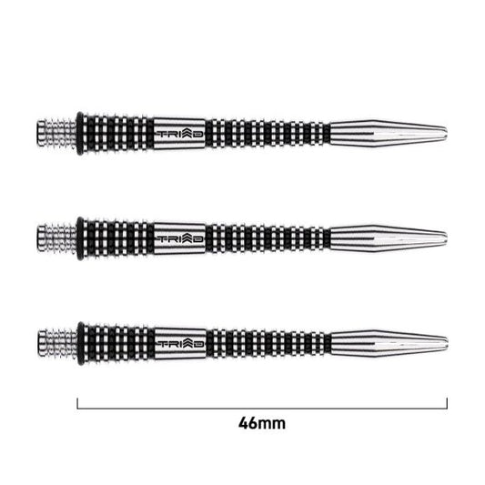 Winmau Triad RX Aluminium Black Medium Shafts