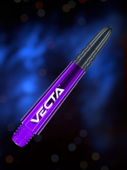 Winmau Vecta Purple & Black Short Shafts