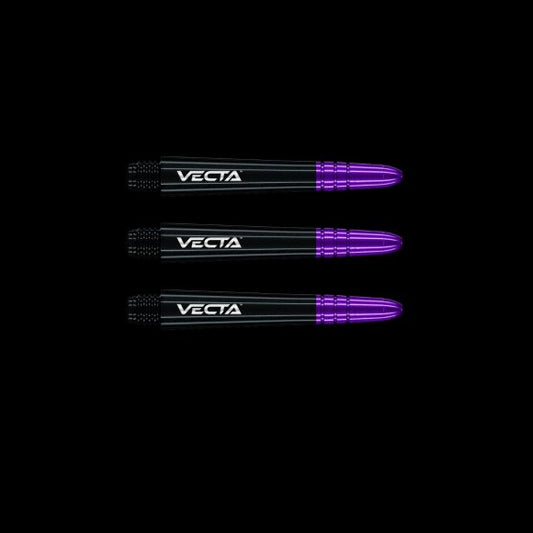 Winmau Vecta Black & Purple Intermediate Shafts