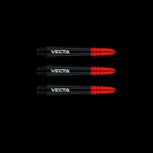 Winmau Vecta Black & Red Intermediate Shafts