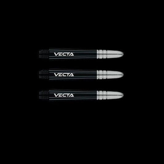 Winmau Vecta Black & Silver Intermediate Shafts