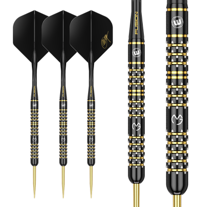 Winmau Michael Van Gerwen MVG Limited Edition 5 Year Anniversary Steel Tip Darts in Gift box 90% Tungsten