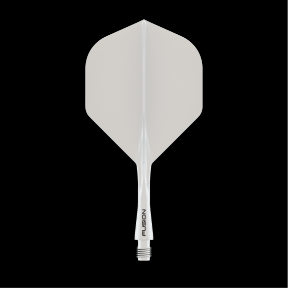 Winmau Fusion Integrated Flight & Shaft Solid White Short