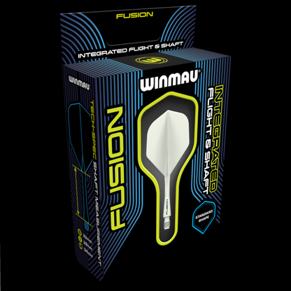 Winmau Fusion Integrated Flight & Shaft Solid White Short