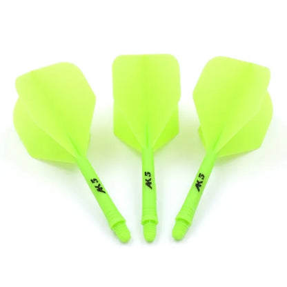 CUESOUL ROST AK5 Integrated Dart Shaft & Flight - Standard Shape - Medium - Green