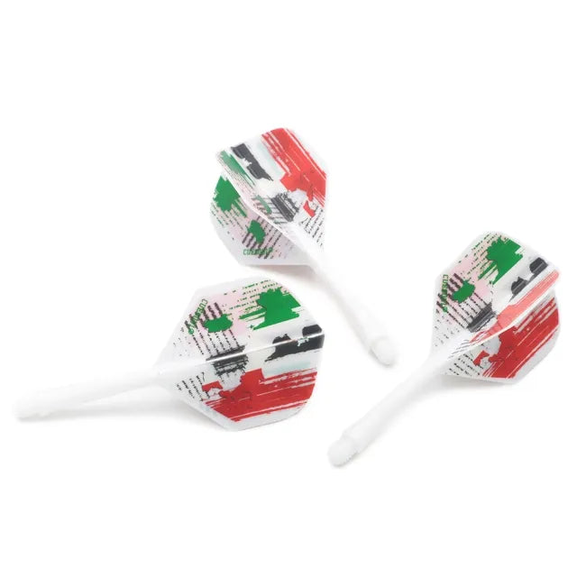 CUESOUL ROST AK5 Integrated Dart Shaft & Flight - Standard Shape - Medium - Italian Flag