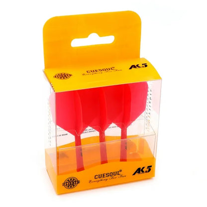 CUESOUL ROST AK5 Integrated Dart Shaft & Flight - Big Wing Shape - Medium - Red