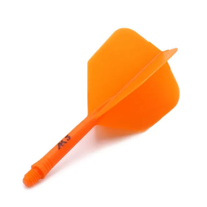 CUESOUL ROST AK5 Integrated Dart Shaft & Flight - Big Wing Shape - Medium - Orange