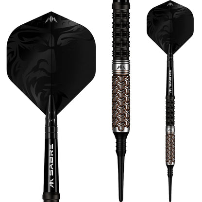 Mission Archon Soft Tip Darts - 97.5% Tungsten Black & Bronze PVD - 18gm