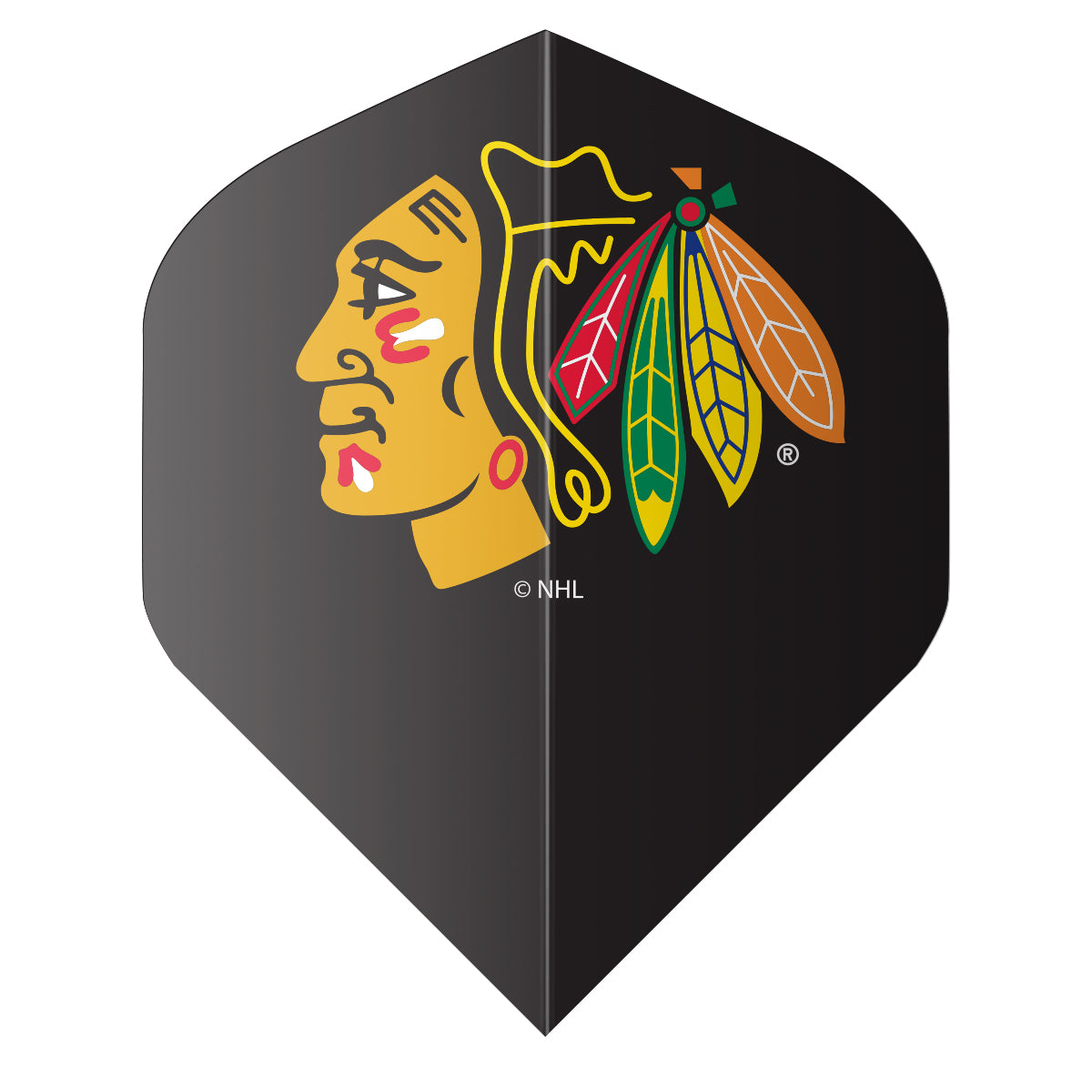 Shot NHL Chicago Blackhawks Flight Set Black