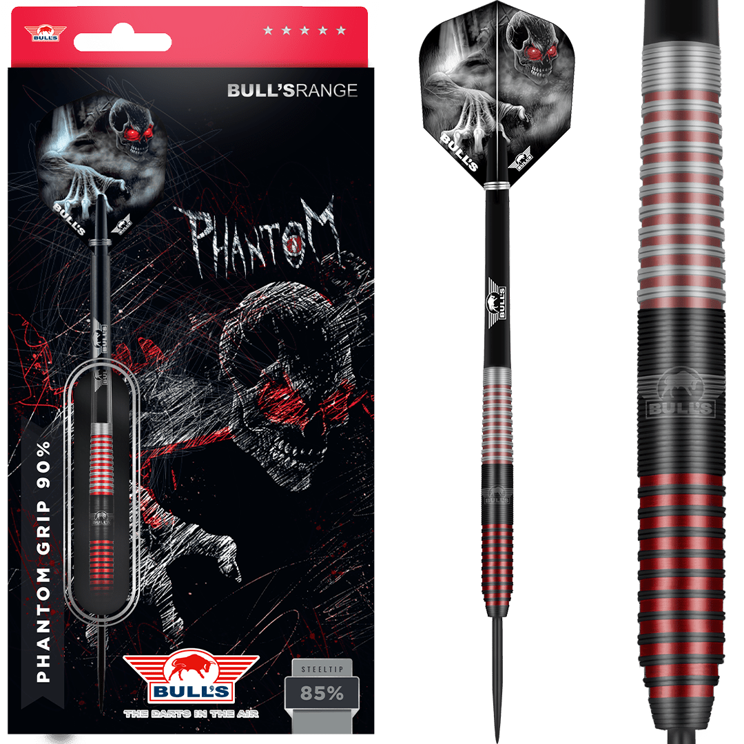 Bull's NL Phantom Grip 90% Tungsten 22 gram Soft Tip Dart Set