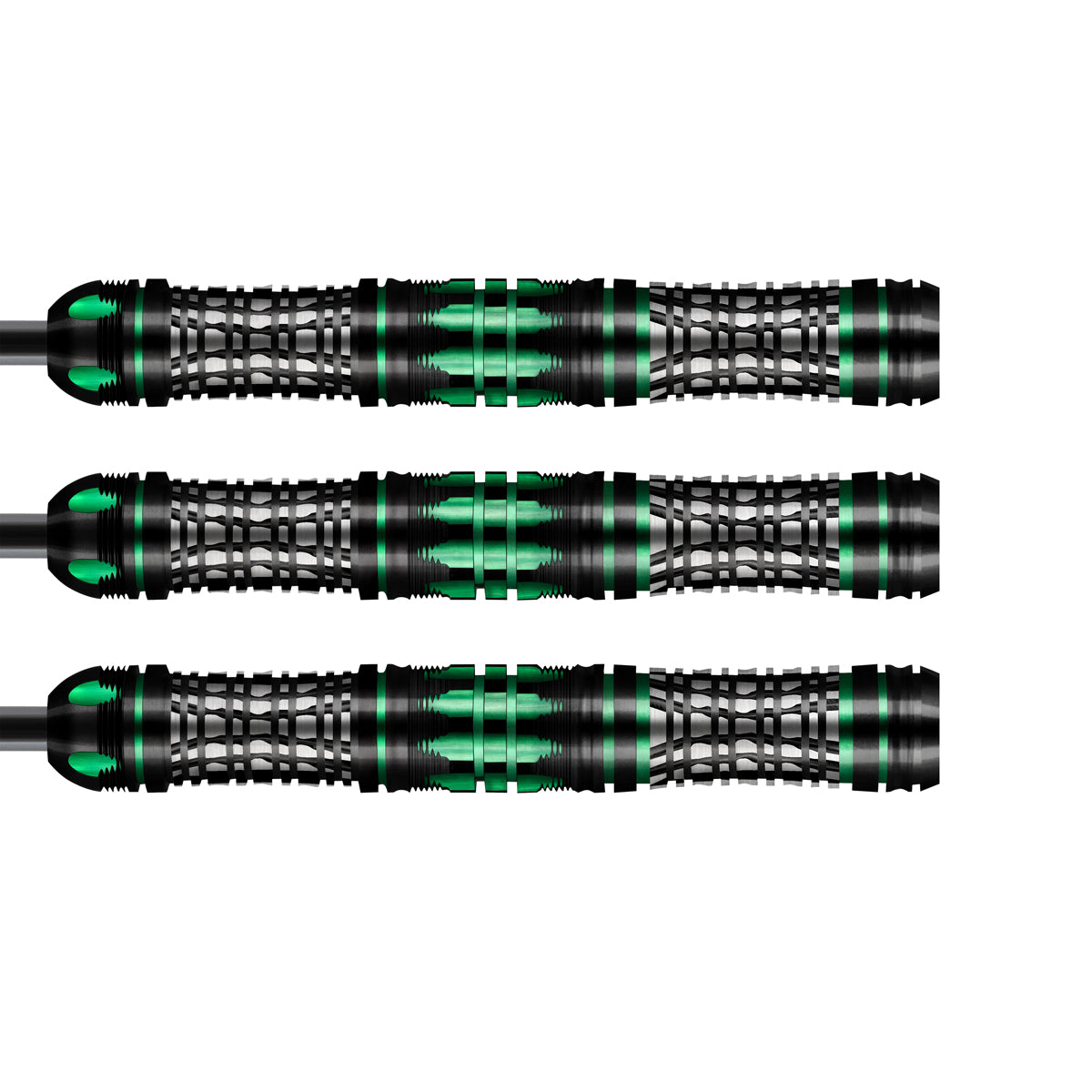 Shot AI Cyberpunk Steel Tip Dart Set-90% Tungsten Barrels-23gm