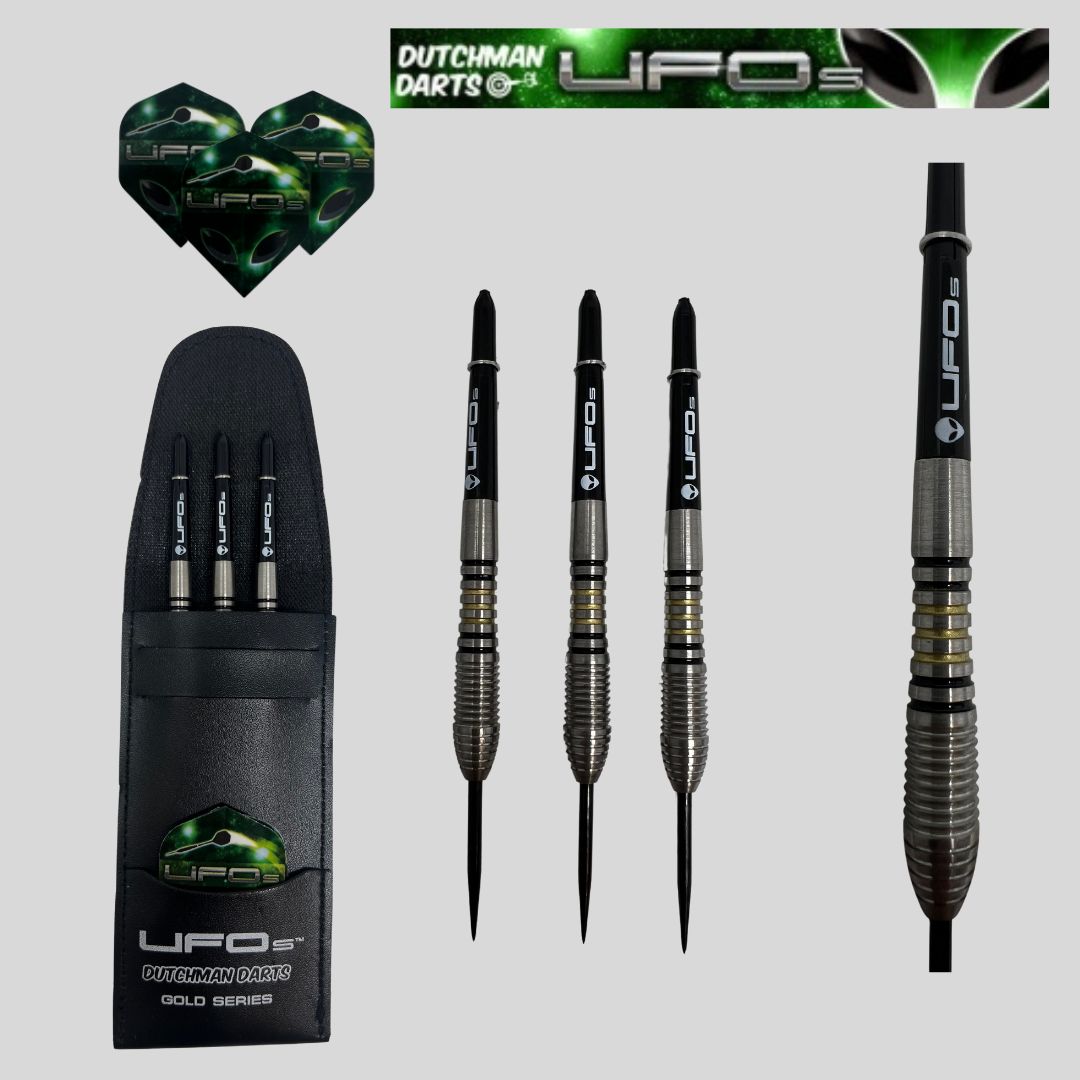 Dutchman Darts UFO Gold Series Style E 23 gram 90% Tungsten alloy