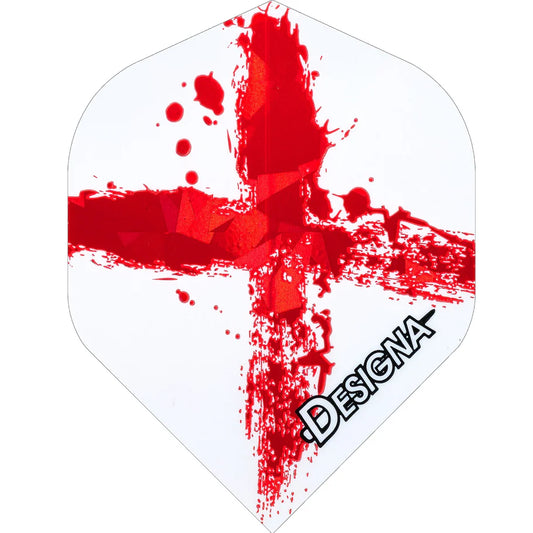 Designa Patriot Dart Flights - Hologram - Standard - England