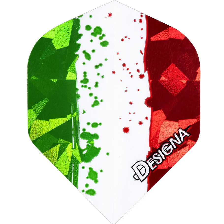 Designa Patriot Dart Flights - Hologram - Standard - Italy