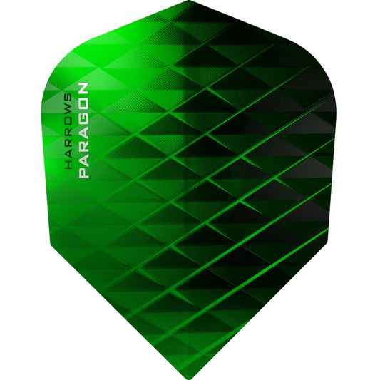 Harrows Prime Paragon Green Standard Dart Flights