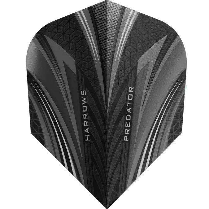 Harrows Prime Predator Smokey Black Standard Dart Flights