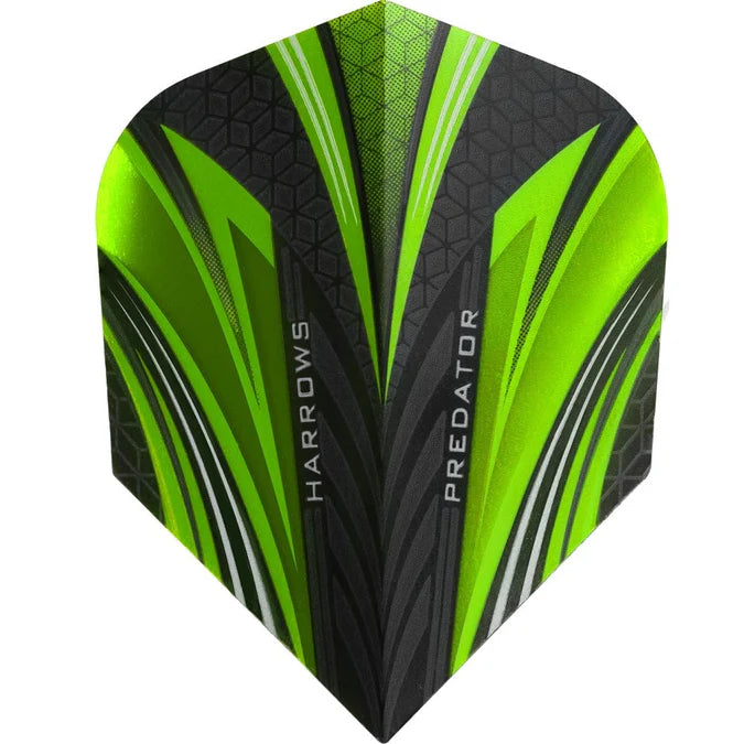 Harrows Prime Predator Green Standard Dart Flights