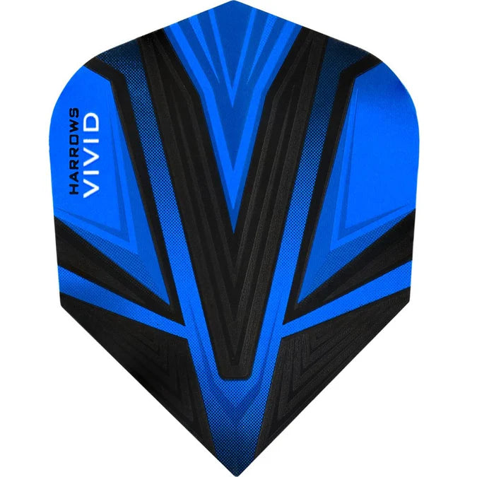 Harrows Vivid Blue Standard Dart Flights