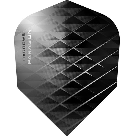 Harrows Prime Paragon Smokey Black Standard Dart Flights