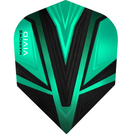 Harrows Vivid Jade Standard Dart Flights