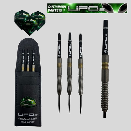 Dutchman Darts UFO Gold Series Style F 23 gram 90% Tungsten alloy