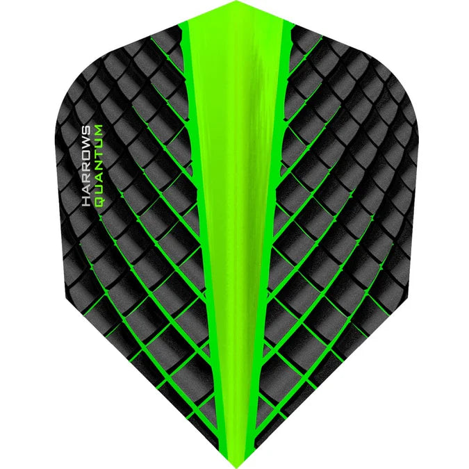 Harrows Quantum Green Standard Dart Flights