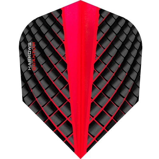 Harrows Quantum Red Standard Dart Flights