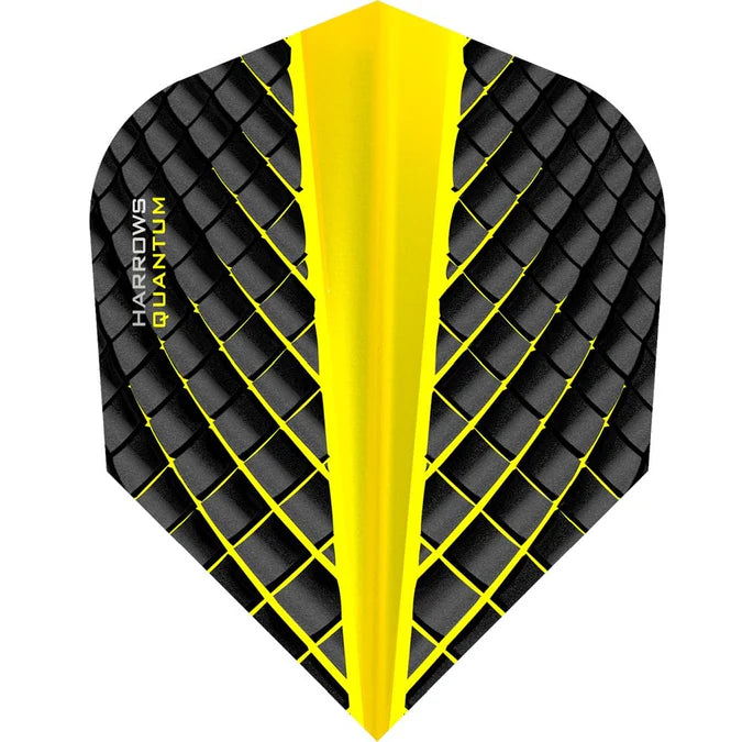 Harrows Quantum Yellow Standard Dart Flights