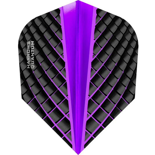 Harrows Quantum Purple Standard Dart Flights